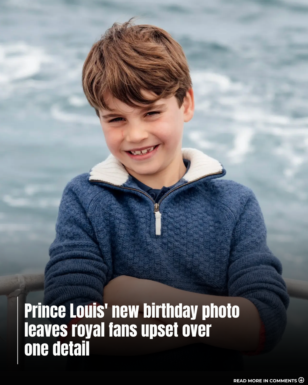 'He Looks So Grown Up': Prince Louis' Eighth Birthday Photo Has Royal Fans Talking