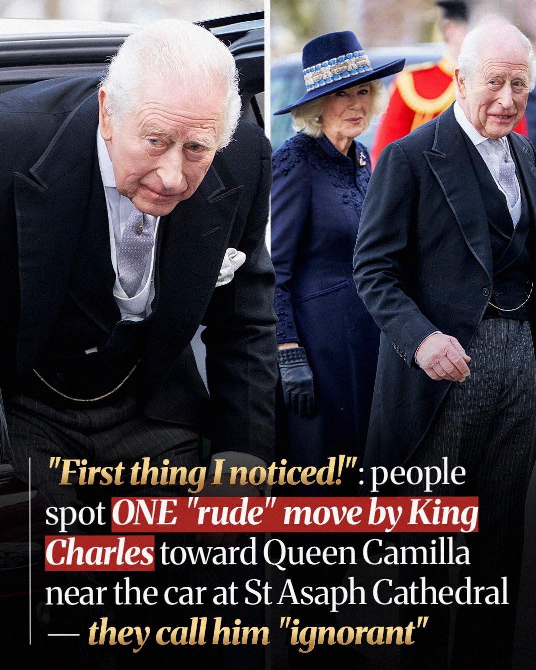 One Tiny Moment as They Stepped From the Car Turned King Charles and Camilla's Historic Maundy Visit Into a Viral Debate
