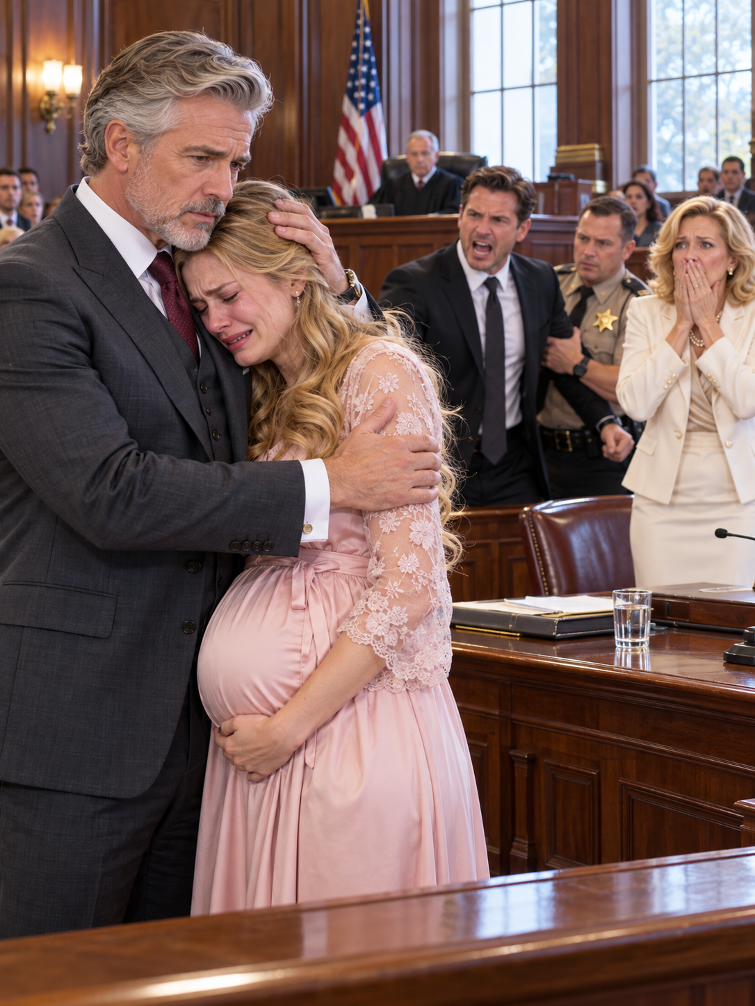 The Judge Granted Him Everything and Left Me Pregnant With Nothing. Then the Courtroom Doors Flew Open.