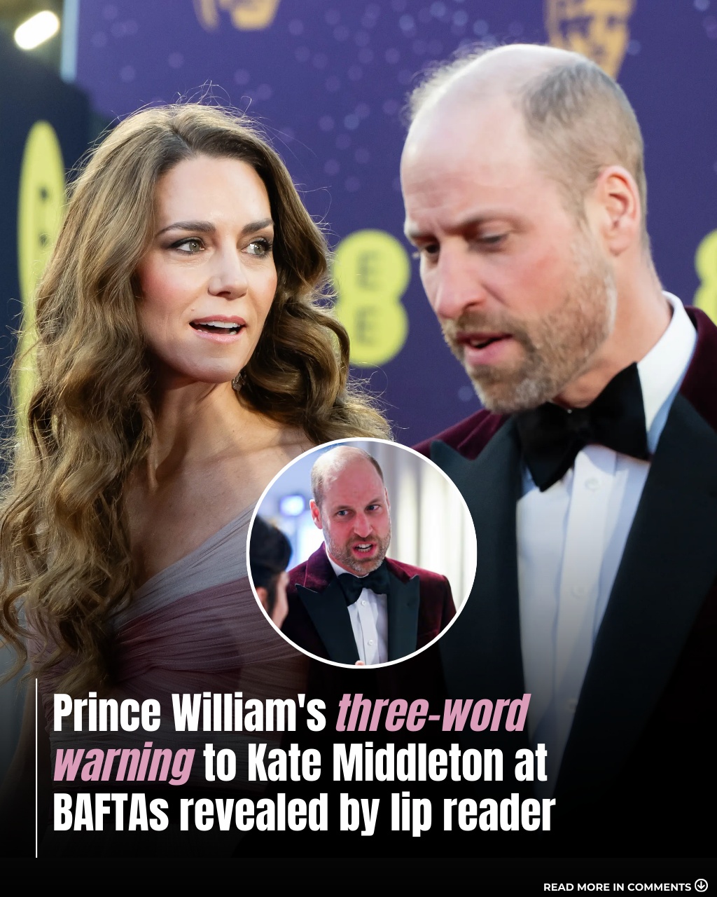 Lip Reader Reveals the Royal Couple's Red Carpet Exchange at the BAFTAs