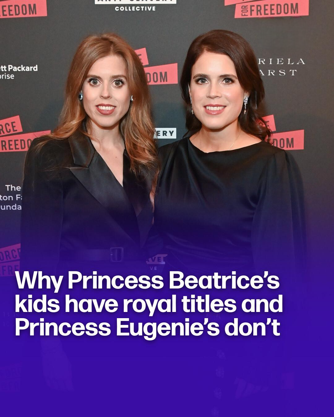 Why Beatrice's Daughters Carry Titles While Eugenie's Sons Don't — The Loophole Explained