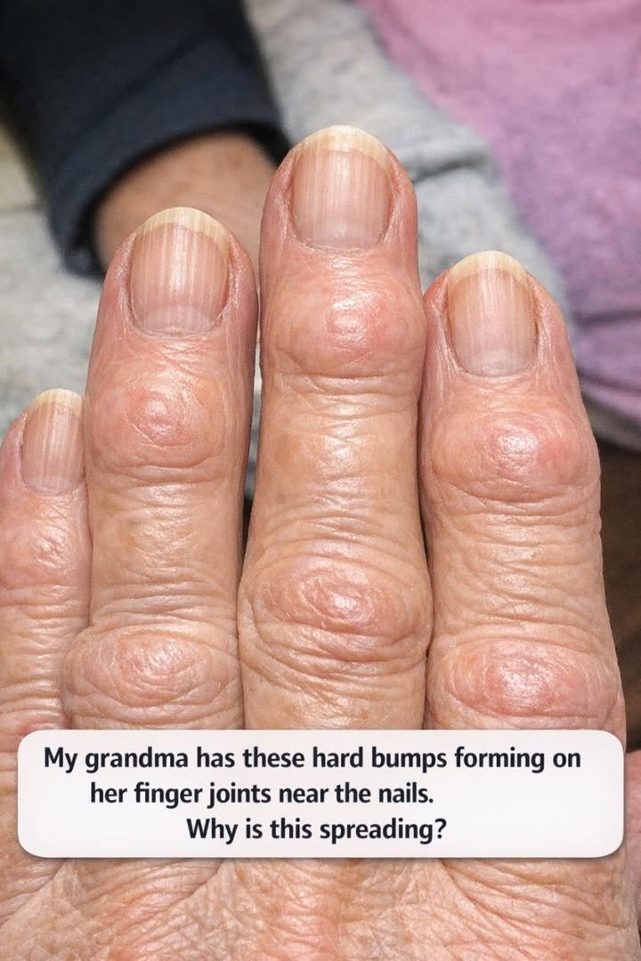 Those Hard Bumps on Grandma's Fingers Have a Name - and Here's Why They Keep Spreading