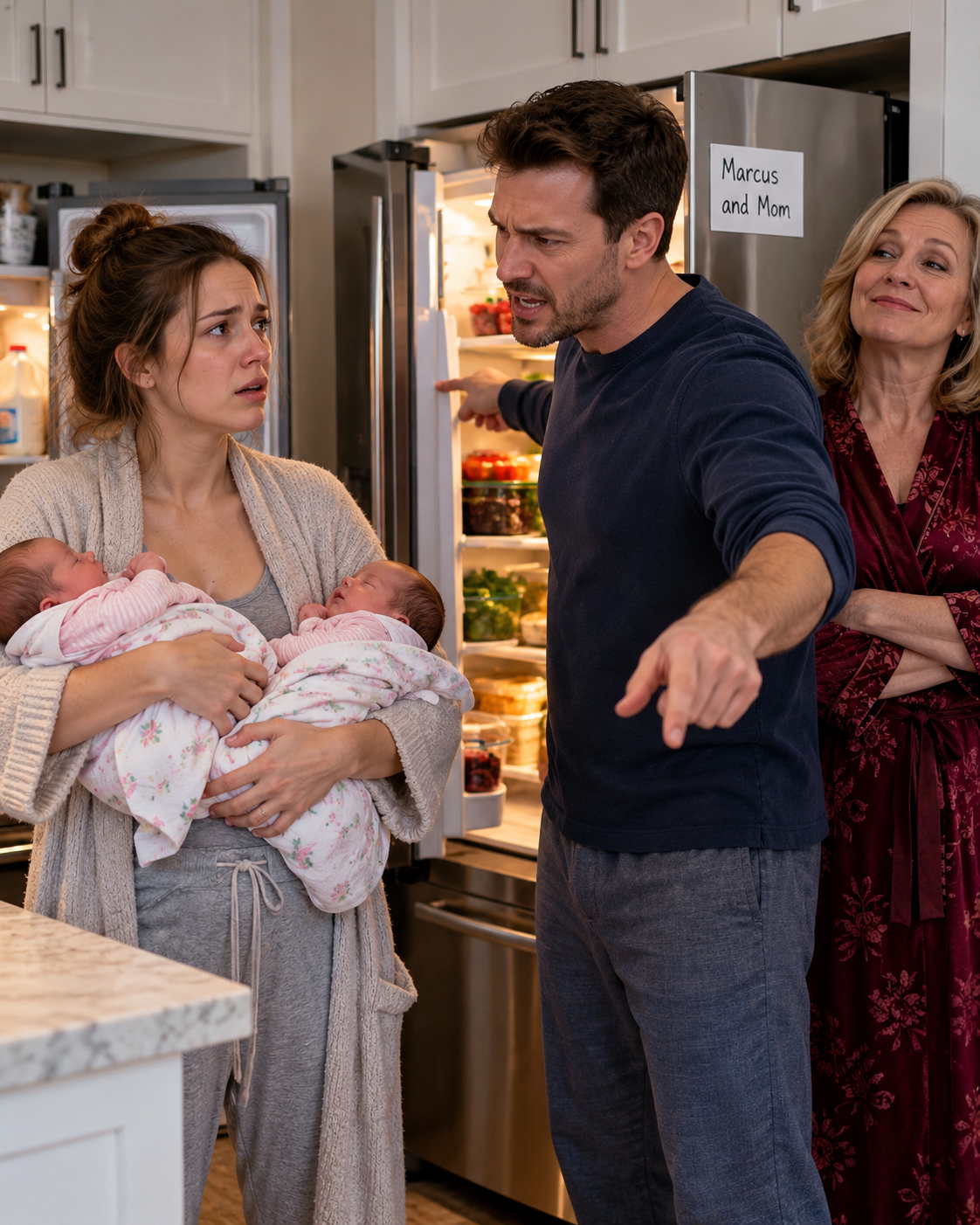 My Husband Bought a Second Fridge to Cut Me and Our Newborn Twins Off - I Smiled and Said Okay