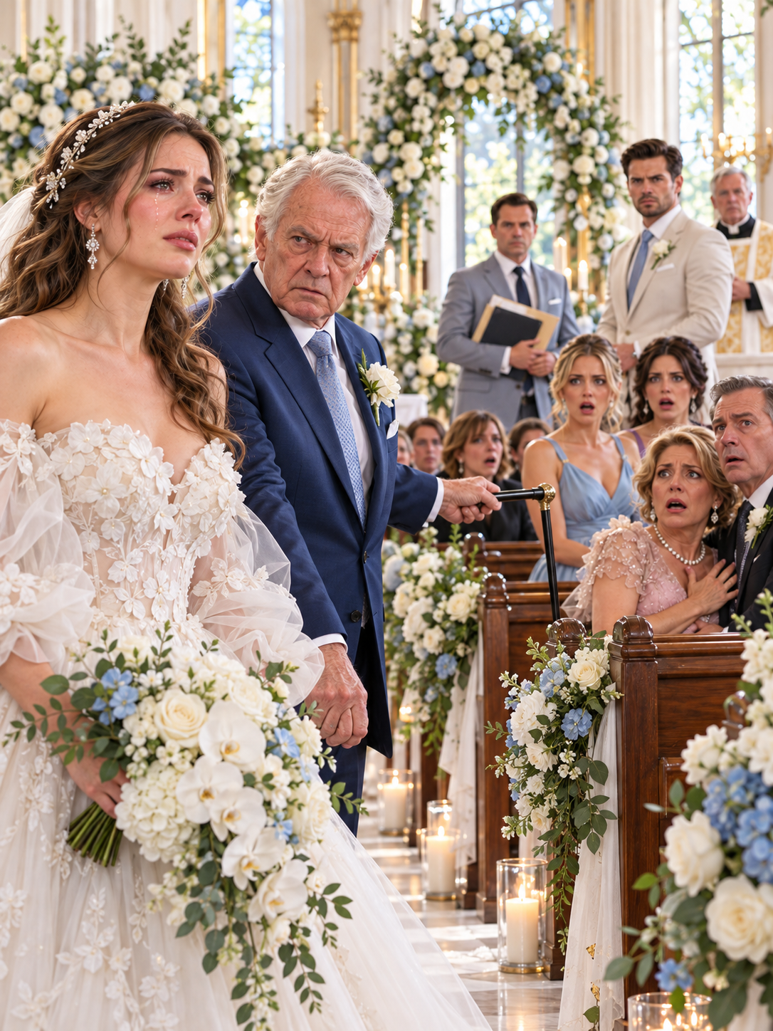 My Mother Refused to Walk Me Down the Aisle, So My 81-Year-Old Grandfather Did - and His Eight Words Stunned the Whole Church
