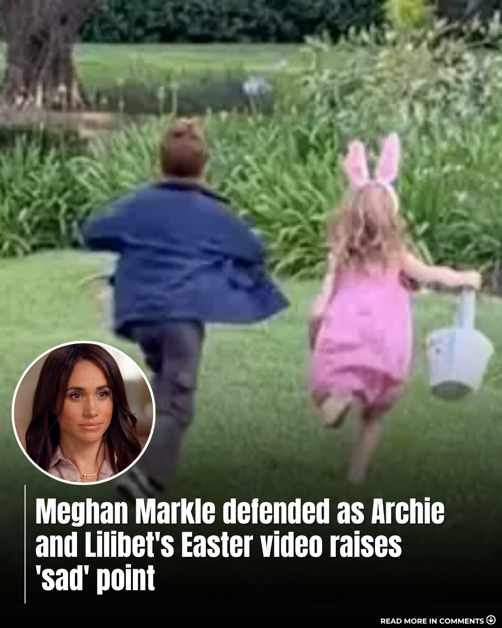 Meghan's Easter Clip Labeled 'Lonely' by Critics as Supporters Note Grandmother's Voice Off-Camera