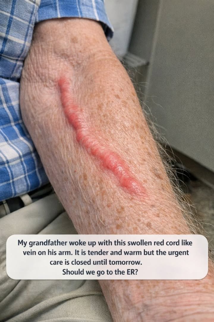 Grandpa Woke Up With a Red, Cord-Like Vein on His Arm: What Superficial Thrombophlebitis Really Means and When to Rush to the ER