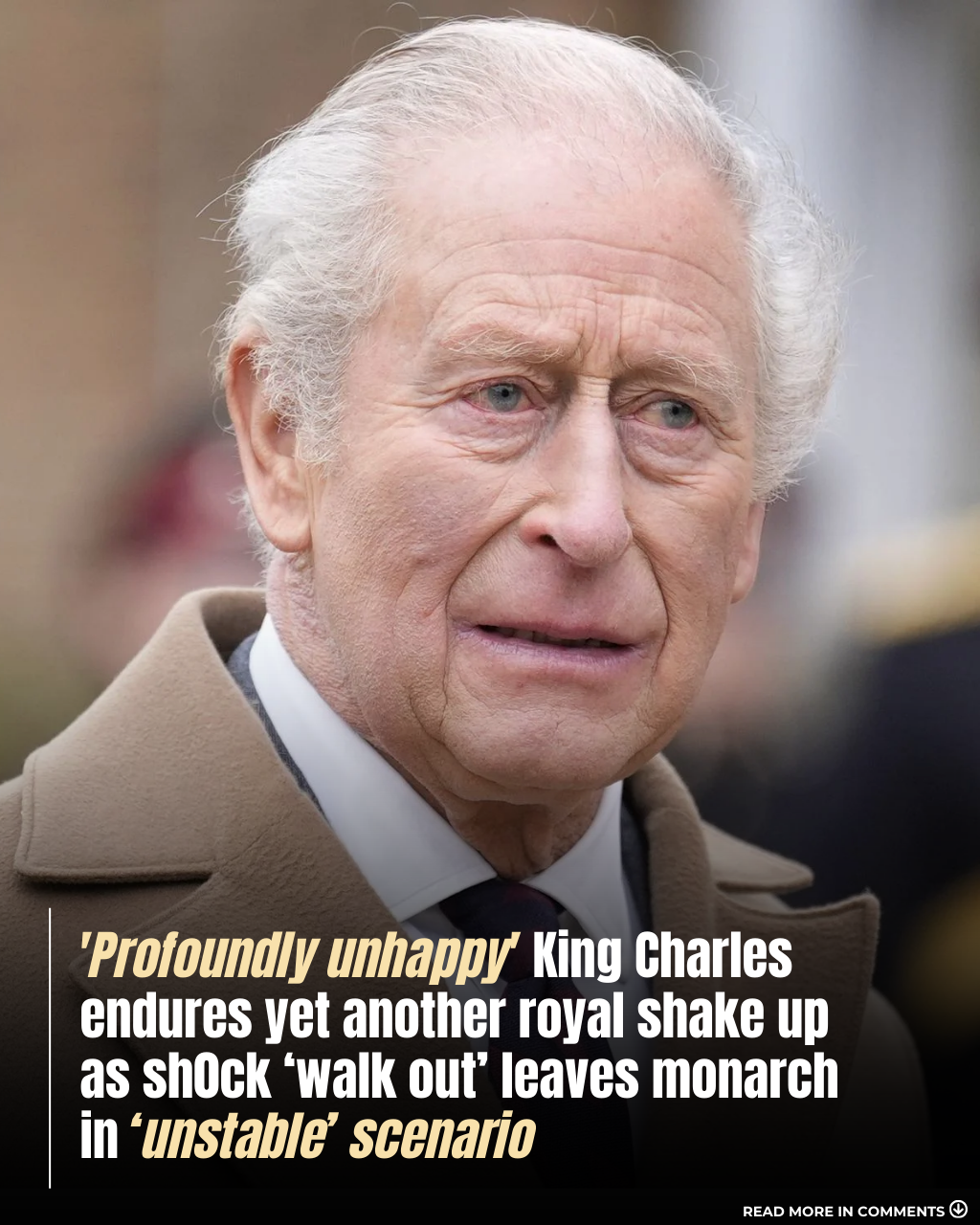 Another Blow for King Charles: Top Executive Quits His Flagship Charity as Insiders Claim the Monarch Is 'Profoundly Unhappy'