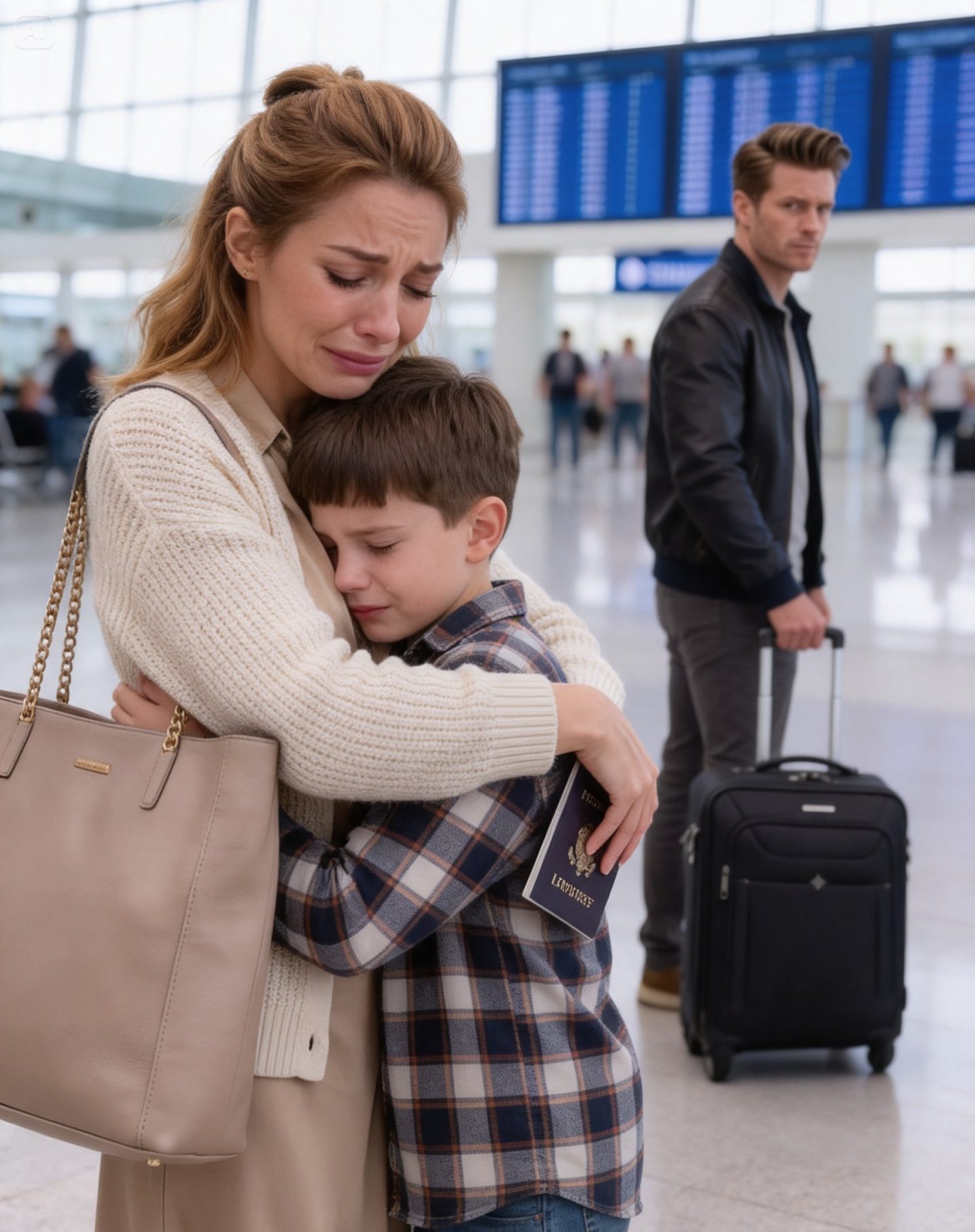 My Son Told a Judge He Chose His Rich Father — Then Slipped a Bank Card Into My Pocket at the Airport