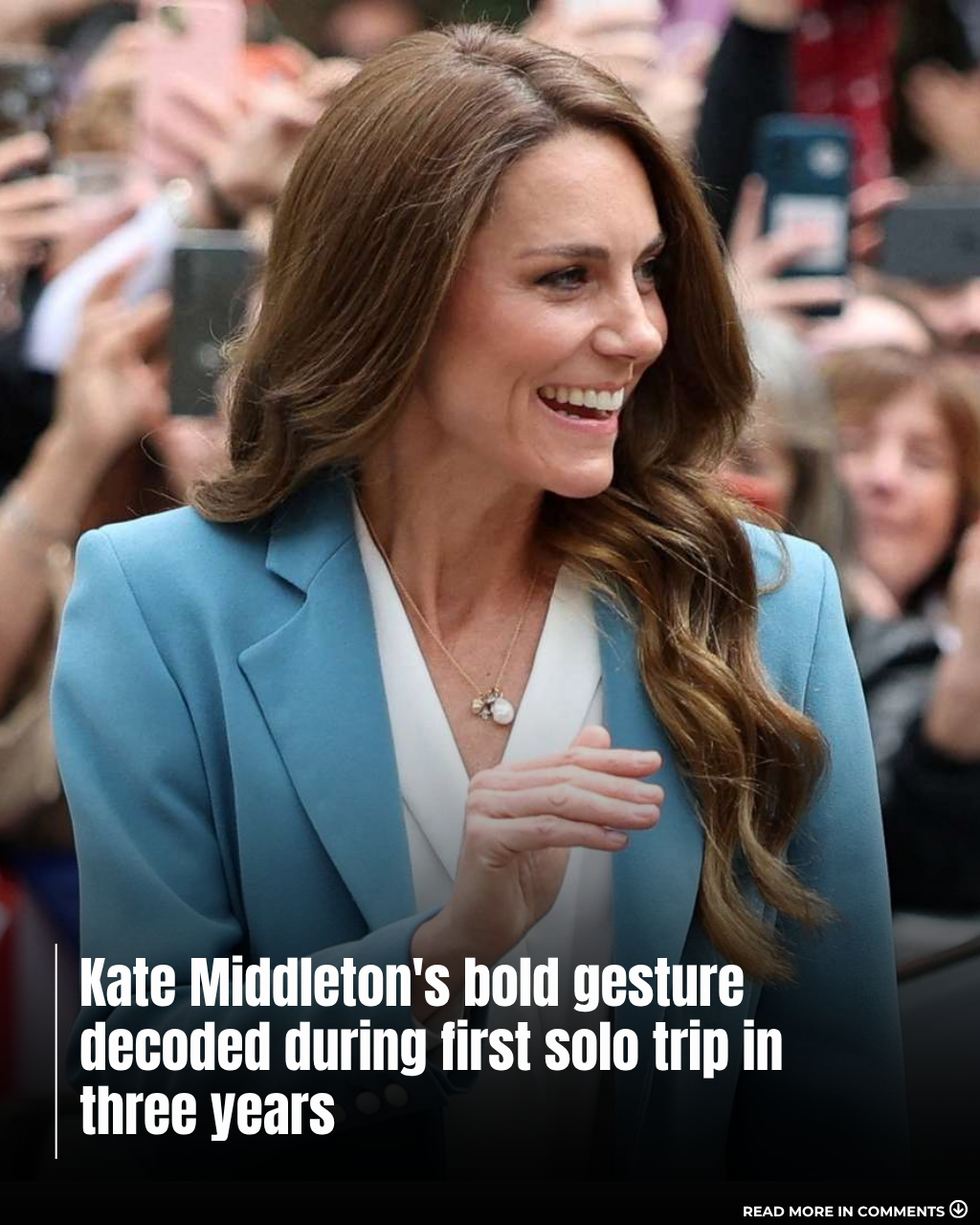 Catherine's First Solo Trip Since Cancer Recovery Draws Huge Crowds in Northern Italy