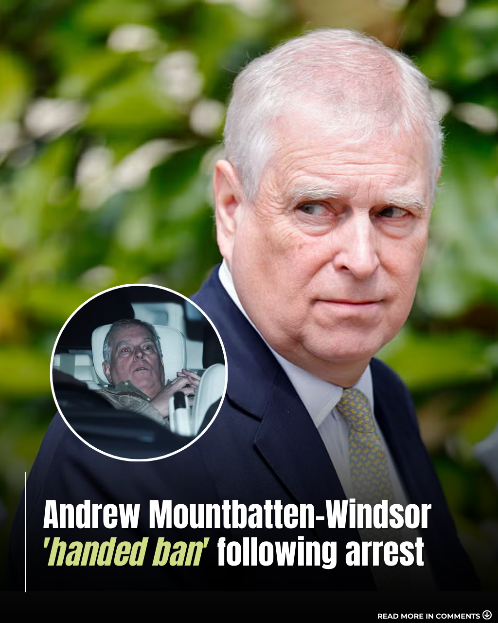 Reported Riding Ban and Low-Profile Orders: Andrew's World Shrinks After Arrest