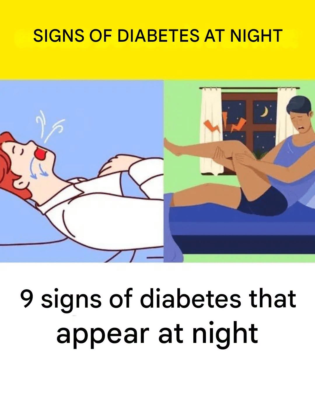 9 Warning Signs of Diabetes That Show Up While You Sleep - Do Not Ignore Them