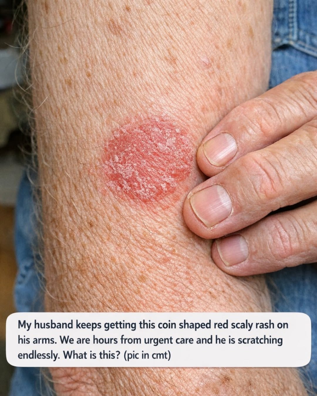 Those Coin-Shaped Itchy Patches on His Arms? Here's What They Usually Are and How to Calm Them Tonight