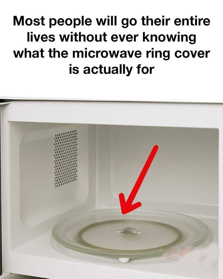 The Secret Job of That Little Ring Under Your Microwave Plate (Most Owners Have No Idea It Even Exists)