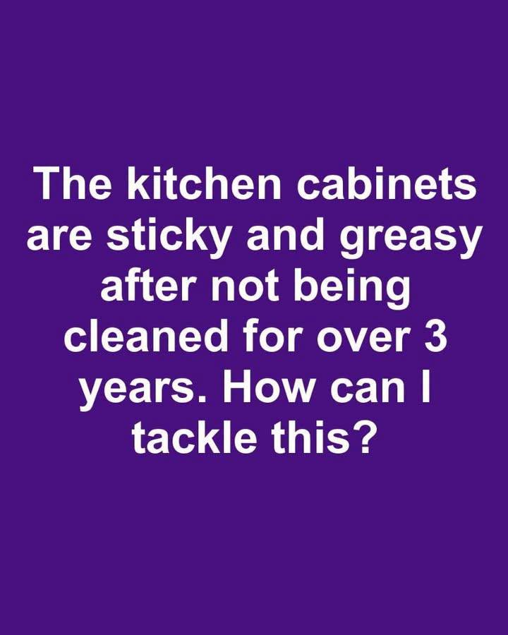 The Kitchen Cabinet Cleaning Method That Strips Years of Sticky Grease in One Afternoon