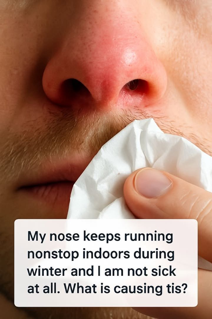 Your Nose Won't Stop Running Indoors? It's Not a Cold - Here's What's Really Happening