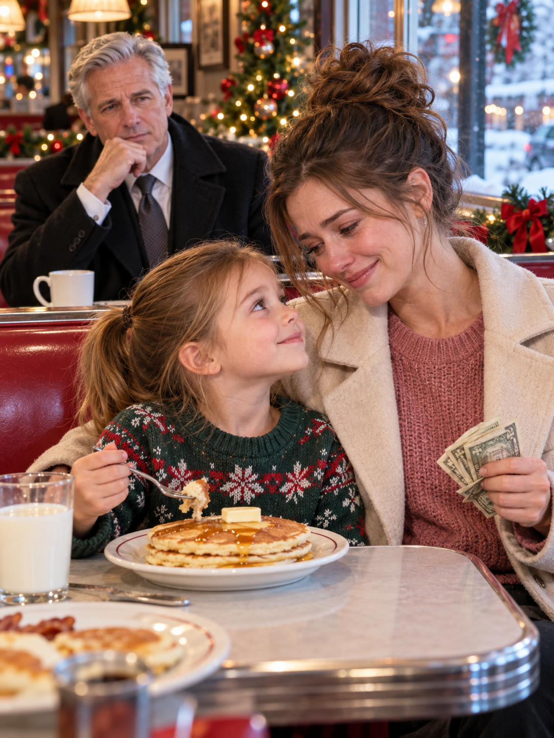 A Millionaire Watched a Mom Spend Her Last Dollars on Christmas Dinner - Then He Found Out Where They Slept