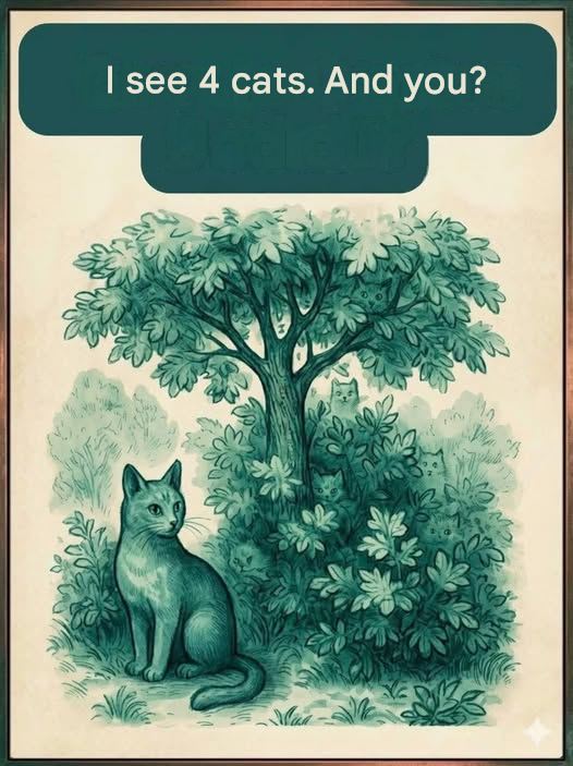 Seven Cats Are Hiding in This Picture — Most People Only Ever Find Four