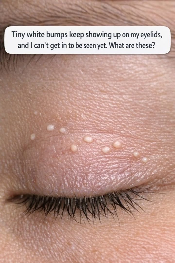 Tiny White Bumps on Your Eyelids? What Milia Really Are and How to Handle Them Before Your Appointment