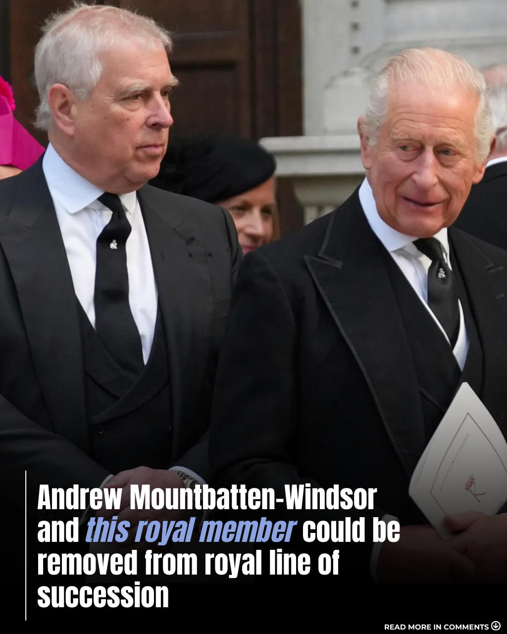 Parliament May Scrub Andrew From the Line of Succession - and the Palace Won't Stand in the Way