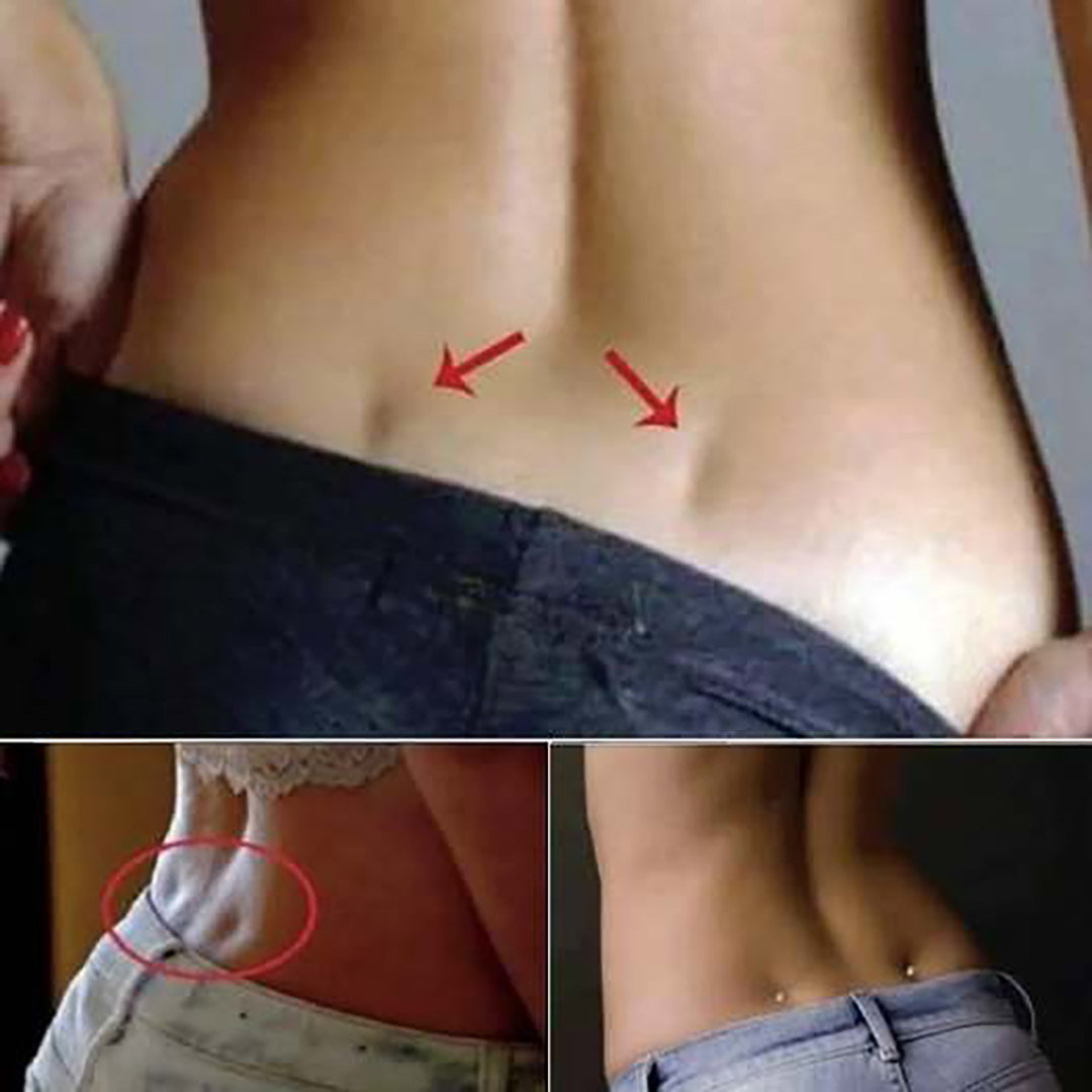 Those Two Little Dimples Above Your Hips Have a Surprising Secret - And It's All in Your Bones