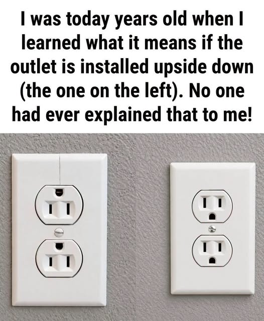 The Real Reason Some Outlets in Your Home Are Installed Upside Down - It Is Not a Mistake