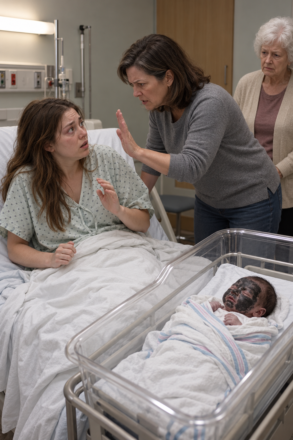 She Smothered My Newborn in Black Paint and Screamed That He 'Didn't Look Like My Son' - Then a Nurse Walked In and Changed Everything